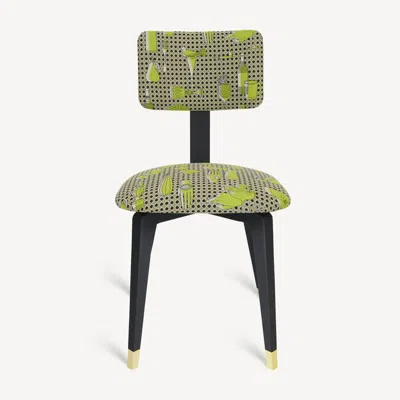 Fornasetti Upholstered Chair Oggetti Su Canneté In Multi