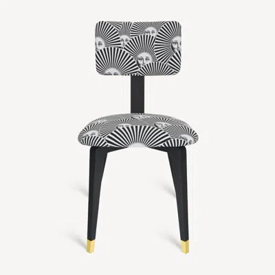 Fornasetti Upholstered Chair Soli A Ventaglio In Multi