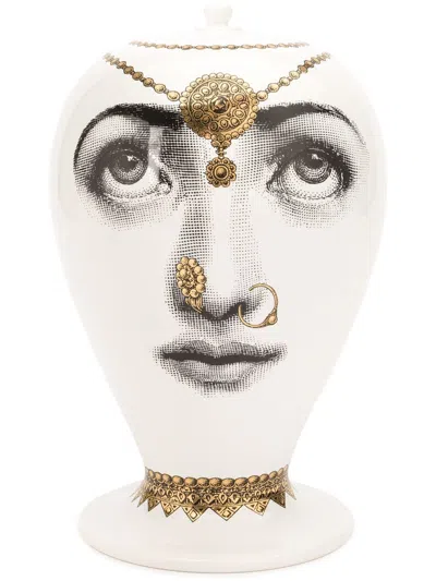 Fornasetti Vase Bollywood Black/gold