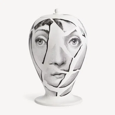 Fornasetti Vase Cocci In White/black
