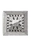 Fornasetti Vide-poche Architettura Square Tray (20,8cm X 20,8cm) In Black