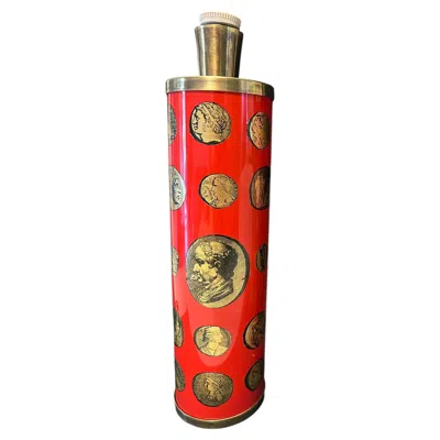 Pre-owned Fornasetti Vintage Table Lamp In Red