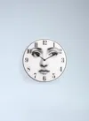 Fornasetti Lina Cavalieri Clock In White