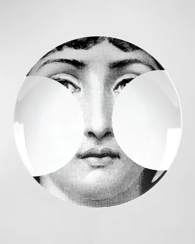 Fornasetti Wall Plate - Tema E Variazioni N.149 In Multi