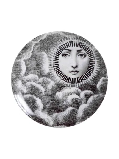 Fornasetti Wall Plate In Grey