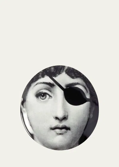 Fornasetti Wall Plate Tema E Variazioni # 008x In Black/white