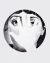 Fornasetti Wall Plate Tema E Variazioni # 016x In Black/white