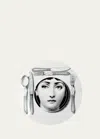 Fornasetti Wall Plate Tema E Variazioni # 203 In Black/white