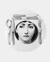 Fornasetti Wall Plate Tema E Variazioni # 203 In Black