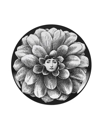 Fornasetti Wall Plate Tema E Variazioni N124 In Black/white