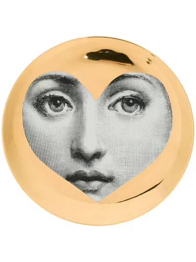 Fornasetti Wallplate Variazioni N.41 In Gold