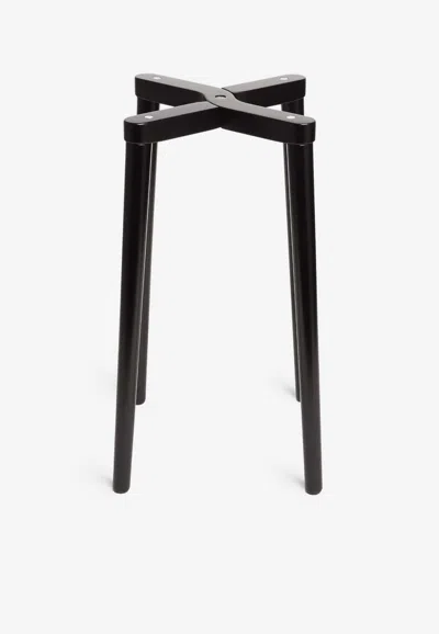 Fornasetti Wooden Tray Holder In Black
