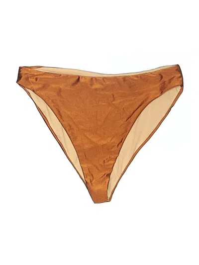 Pre-owned Forplay Swimsuit Bottoms In Brown
