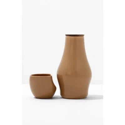 Fors Studio Carafe & Cup Set In Amaretto