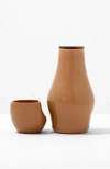 Fors Studio Carafe & Cup Set In Amaretto