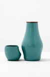 Fors Studio Carafe & Cup Set In Jade
