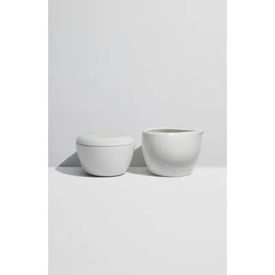 Fors Studio Short Pitcher & Switch Bowl Set In White