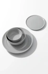 Fors Studio Wide Rim Dinnerware Set In Grey
