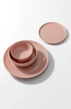 Fors Studio Wide Rim Dinnerware Set In Rose