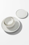 Fors Studio Wide Rim Dinnerware Set In White