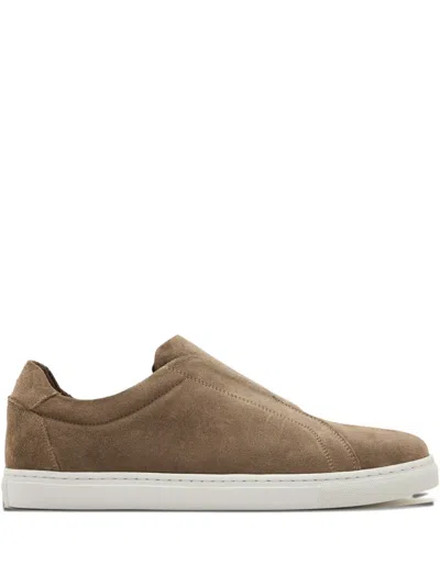 Forsa Charlie Suede Sneakers In Brown