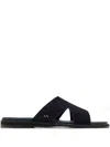 Forsa Criss-cross Cedric Slides In Blue