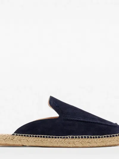 Forsa Emmanuel Suede Espadrilles In Blue