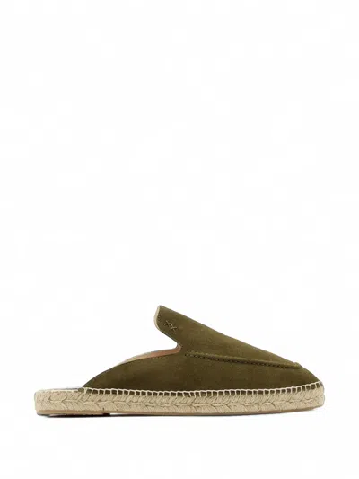 Forsa Emmanuel Suede Espadrilles In Green