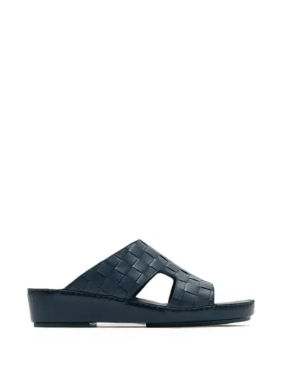 Forsa Fayez Intrecciato Leather Sandals In Multi