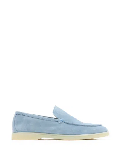 Forsa Suede Slip-on Loafers In Blue