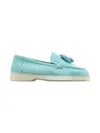 Forsa Tassel Detail Loafers In Blue