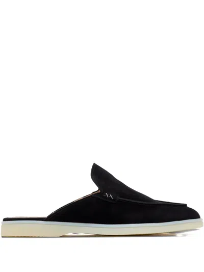 Forsa Topstitch-detail Loafers In Black
