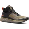 Forsake Cascade Peak Mid Waterproof Hiking Shoe In Black/olive