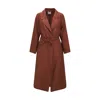Forte Belted Linen Women's Coat