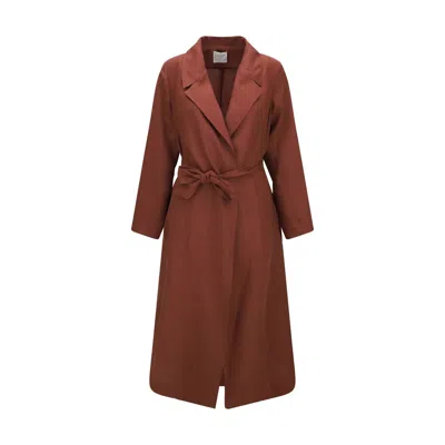 Forte Belted Linen Women's Coat