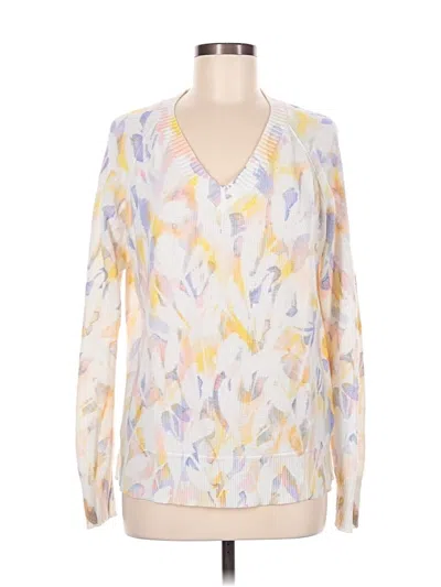 Pre-owned Forte Cardigan Sweater In White