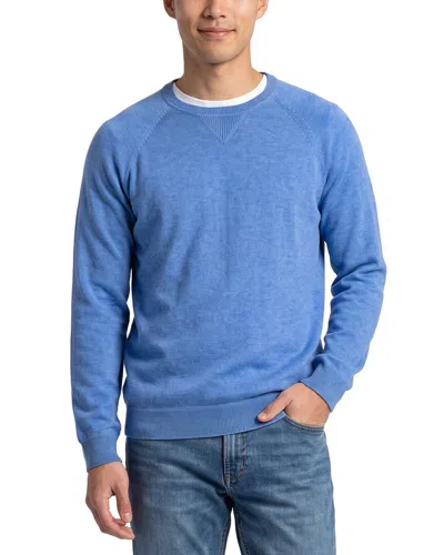 Forte Cashmere 100% Cashmere Crewneck 100% Cashmere Sweater In Blue