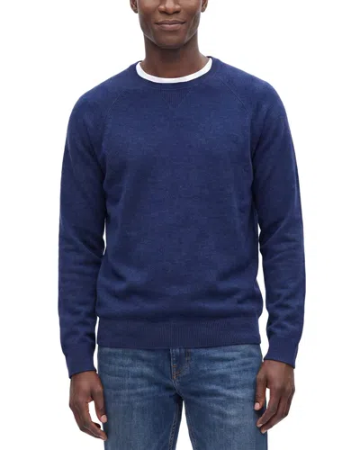Forte Cashmere 100% Cashmere Crewneck 100% Cashmere Sweater In Blue