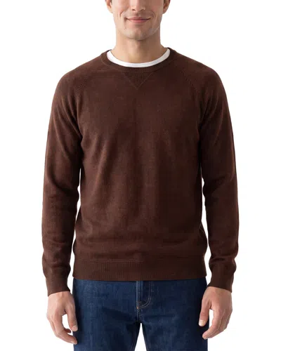 Forte Cashmere 100% Cashmere Crewneck 100% Cashmere Sweater In Brown