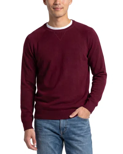 Forte Cashmere 100% Cashmere Crewneck 100% Cashmere Sweater In Burgundy