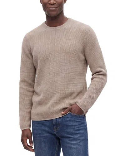 Forte Cashmere 100% Cashmere Thermal Crewneck 100% Cashmere Sweater In Neutral