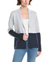 Forte Cashmere Cashmere-blend Blazer In Gray