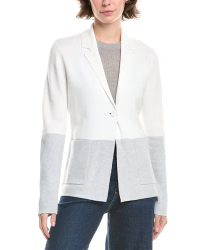 Forte Cashmere Cashmere-blend Blazer In White