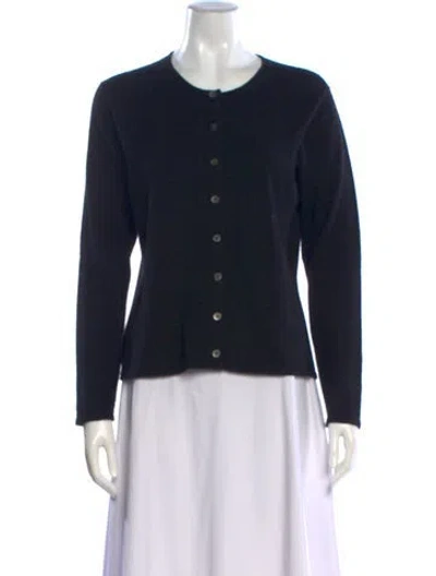 Pre-owned Forte Cashmere Cashmere Crew Neck Sweater In Black