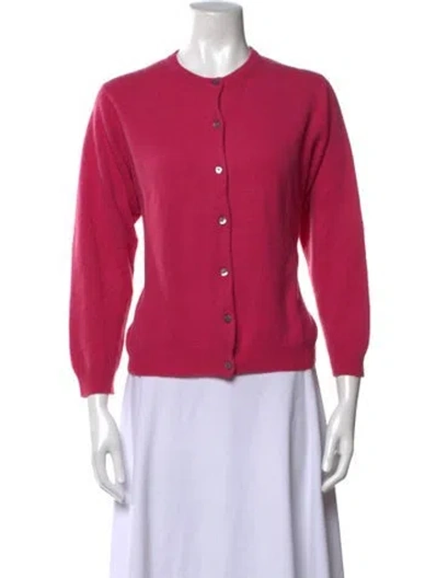 Pre-owned Forte Cashmere Cashmere Crew Neck Sweater In Pink