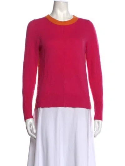 Pre-owned Forte Cashmere Cashmere Crew Neck Sweater In Pink