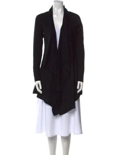 Pre-owned Forte Cashmere Cashmere Printed Sweater In Black