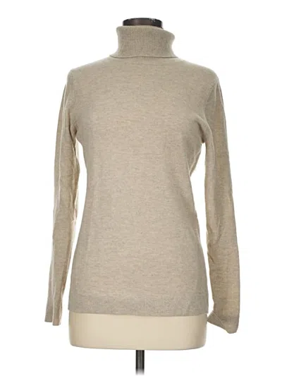 Pre-owned Forte Cashmere Cashmere Pullover Sweater In Tan