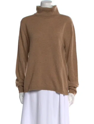 Pre-owned Forte Cashmere Cashmere Turtleneck Sweater In Neutral