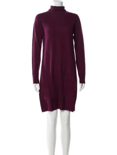 Pre-owned Forte Cashmere Cashmere Turtleneck Sweater W/ Tags In Purple
